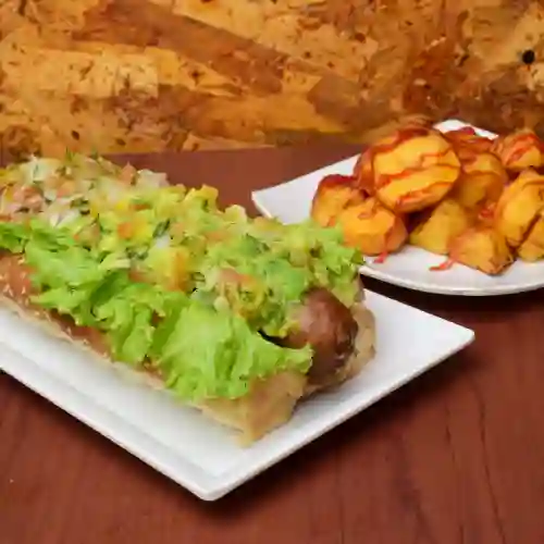 Combo Tastychoripan y Papas Criolla