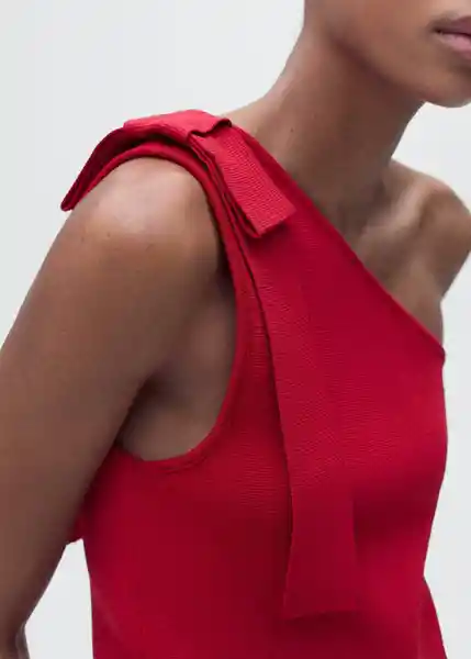 Top Spice Rojo Talla S Mujer Mango