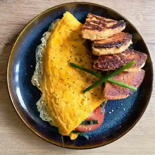 Omelete Champiñones y Espinaca (u Otro)