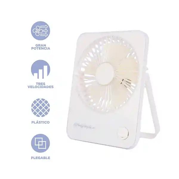 Ventilador Plegable Blanco Miniso