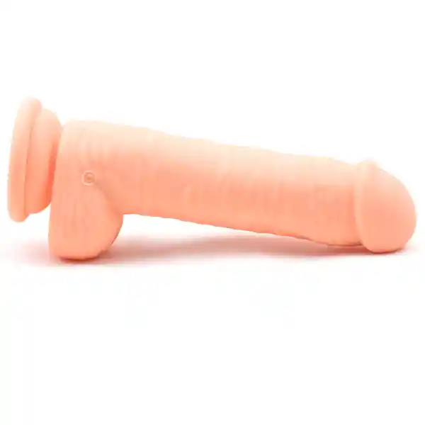 Vibrador realista con rotacion y base de succion piel