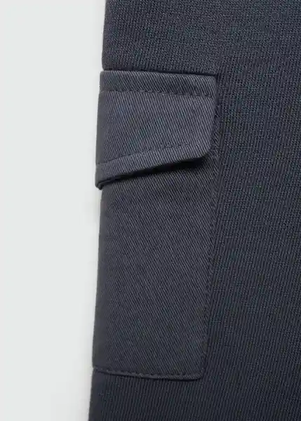 Pantalón Cargob7 Antracita Talla 72 Niños Mango