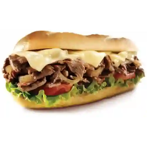 Sándwich de lomo de cerdo ahumado