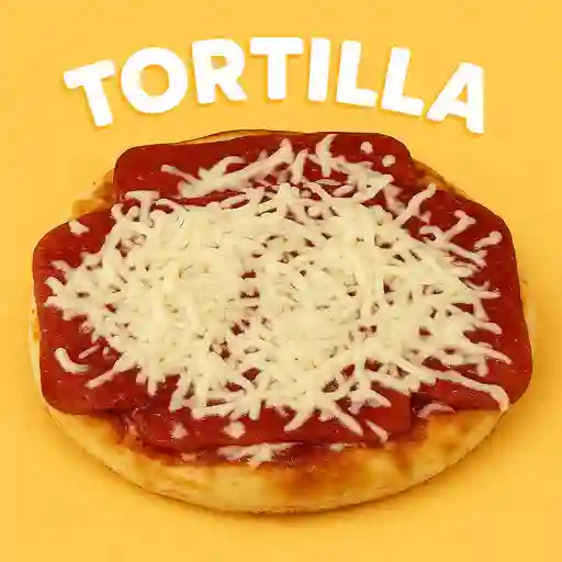 Tortilla casera jamón y queso campesino