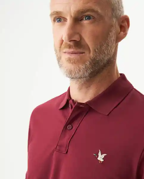 Camiseta Polo Muscle Rojo Zinfandel Oscuro L Chevignon