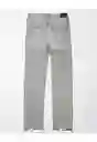 Jean Fashion Mujer Gris Talla 12 REGULAR American Eagle