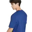 Adidas Camiseta Sl Sj Manga Corta Lifestyle Hombre Azul Talla S