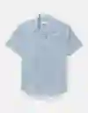 Camisa Hombre Azul Talla Large 2893401 American Eagle