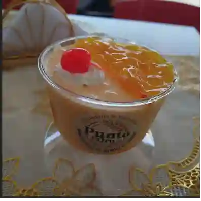 Postre de durazno