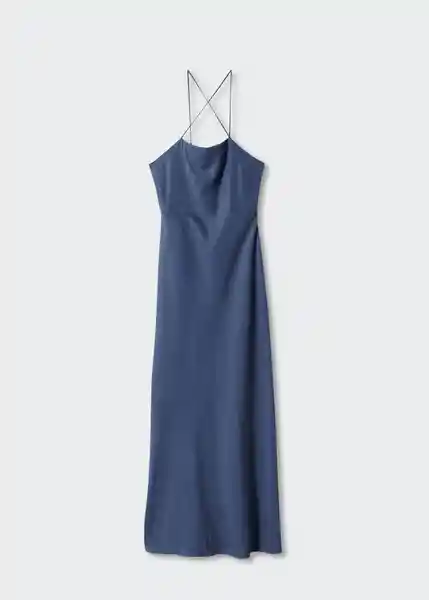 Vestido Charlize Azul Talla 18 Mango Teen Girl Mango