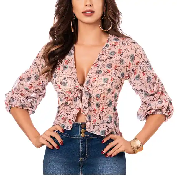 Croydon Blusa Veronica Mujer Rosado Talla XL