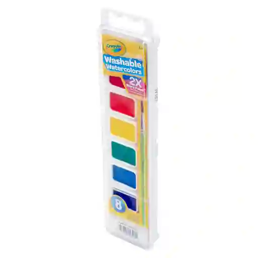 Crayola Set de Acuarelas Lavables + Pincel