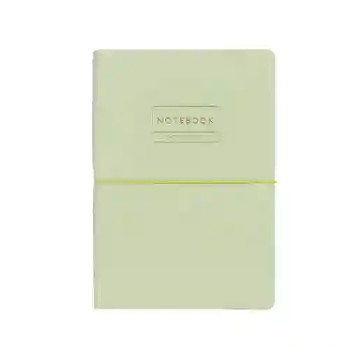 Cuaderno A5 de Tapas Duras 80 Hojas Lime Miniso