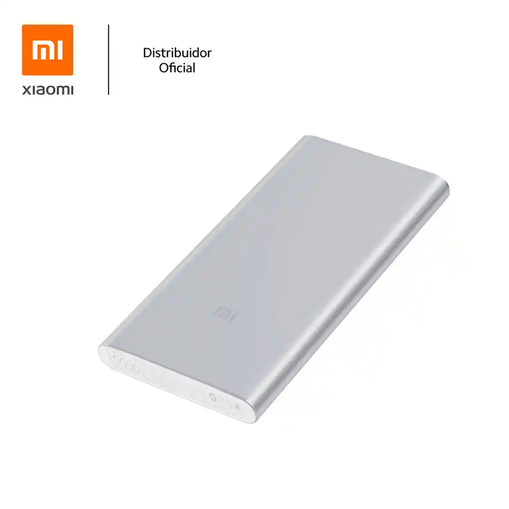 Xiaomi Bateria Externa Original Power Bank 10000 Mah Plata