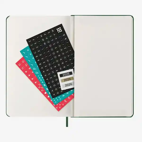 Moleskine Agenda Diaria Verde Grande Hc 2026