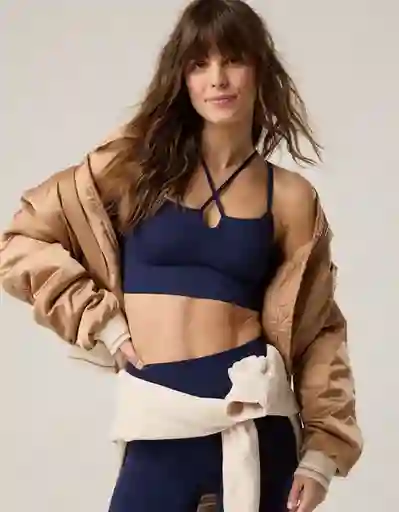 Top Aerie Azul Talla: MEDIUM 1568890 American Eagle