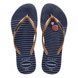 Havaianas Sandalias Slim Nautical Azul Talla 41-42