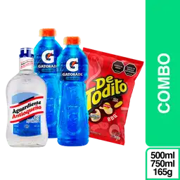 Combo Gatorade Blue + De Todito Bbq + Antioqueño Sin Azúcar