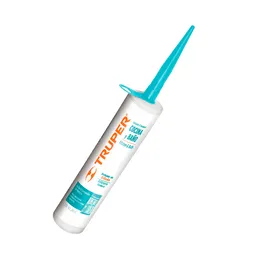 Truper Silicona Sellante Tubo Blanca 280 mL