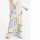  Vestido Verdu Mujer Amarillo Luminoso Claro Talla L Naf-Naf 