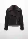 Chaqueta Cadi Negro Talla 24 Mujer Mango