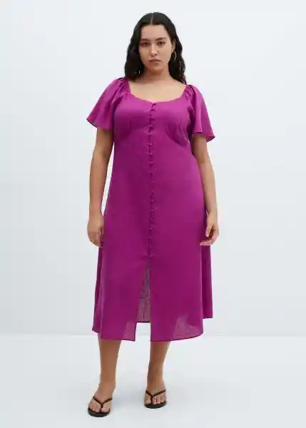 Vestido Red3 Morado Talla XS Mujer Mango