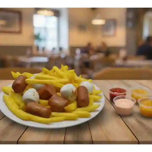 Choripapas a la francesa