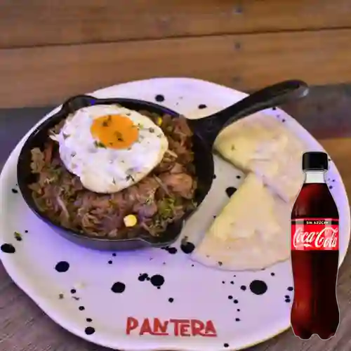 Combo Calentado Pantera + Coca-Cola Sin Azúcar 350 ml