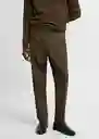 Pantalón Boston Khaki Talla 36 Hombre Mango