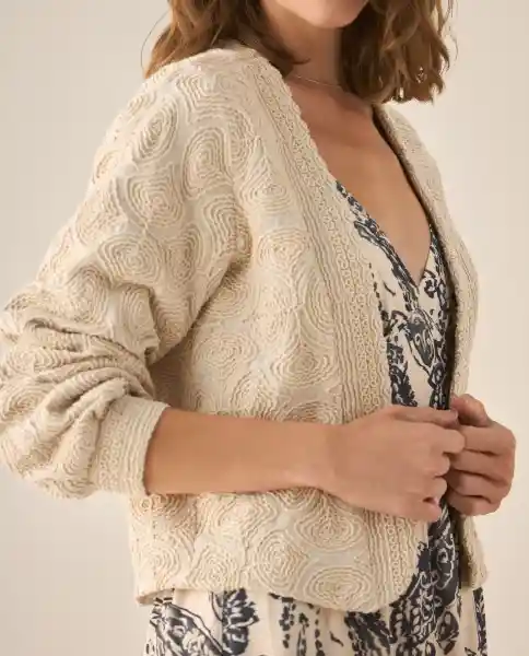 Chaqueta Crudo Claro Talla S 623G007 Esprit