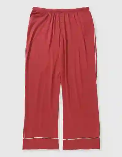 Pantalón de Pijama Aerie Rojo Talla SMALL 1770696 American Eagle