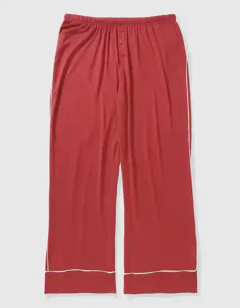 Pantalón de Pijama Aerie Rojo Talla SMALL 1770696 American Eagle