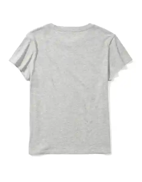 Camiseta Mujer Gris Talla Medium American Eagle