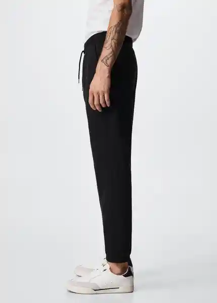 Pantalón Cohen Negro Talla L Hombre Mango