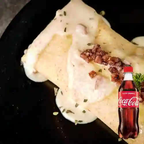 Combo Crepe Panceta + Coca Cola Original 500 ml