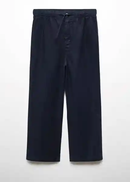 Pantalón Amalfi Navy Talla 38 Hombre Mango