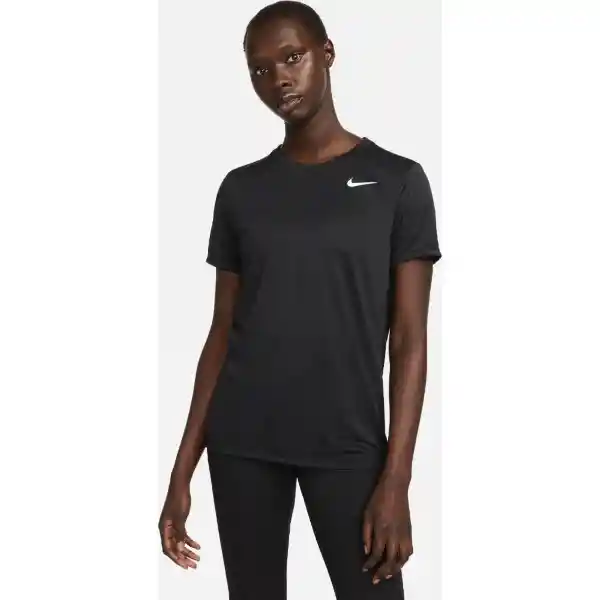 Nike Camiseta Dri-Fit Tee Rlgd Lbr Para Mujer Negro Talla XS