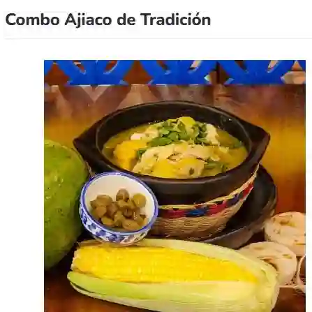 Combo ajiaco de tradición