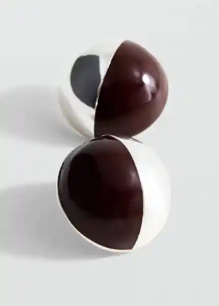 Pendientes Carol Plata Talla 99 Mujer Mango