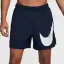 Nike Pantaloneta Challenger Swoosh 5In de Hombre Azul Talla L