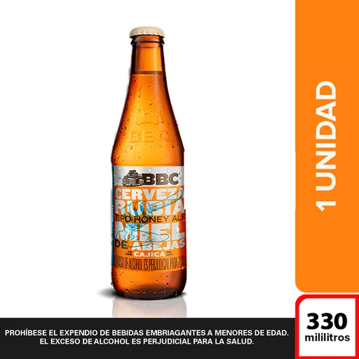 Bbc Cerveza Cajicá Miel 330 mL