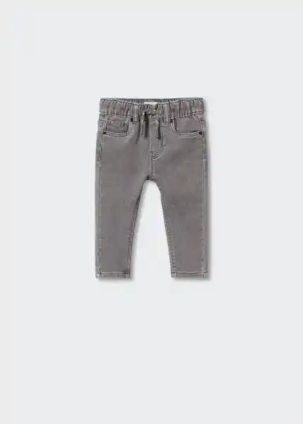 Jeans Pablo Tejano Gris Talla 69 Niños Mango