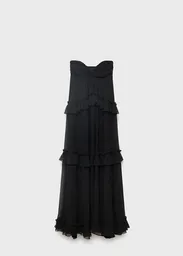 Vestido Selene Negro Talla M Mujer Mango