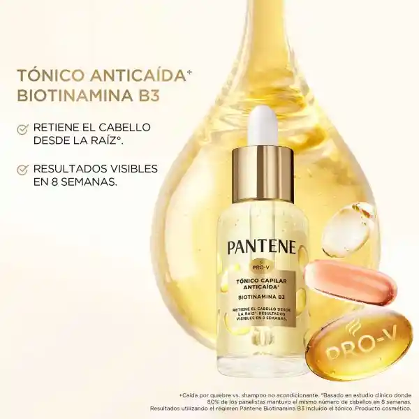 Tónico Capilar Pantene Anticaída + Biotinamina B3 52 mL