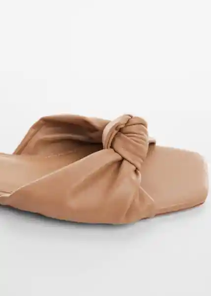 Sandalias Moni Camel Talla 38 Mujer Mango