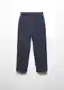 Pantalón Marga Navy Talla 06 Niñas Mango