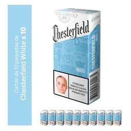 Chesterfield White X10 Cigarrillos Cartón