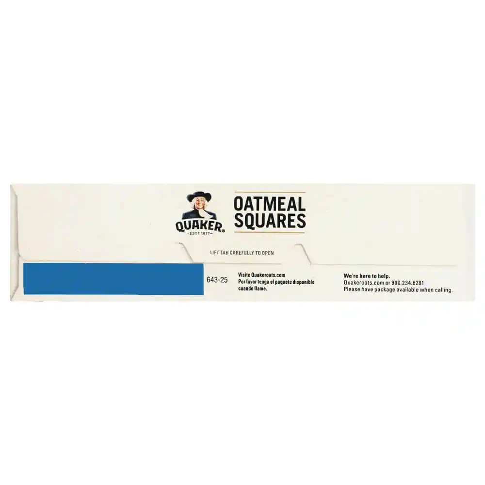 Quaker Cereal Oatmeal Squares con Azúcar Mascabado
