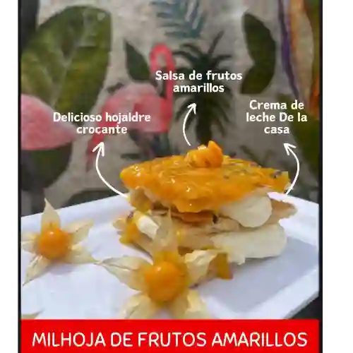 Milhoja Frutos Amarillos