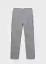 Pantalón Borevi Gris Talla 40 Mujer Mango